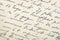 Handwritten text Vintage texture background paper
