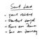 Handwritten To Do List Unreadable text