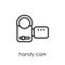 Handy Cam icon. Trendy modern flat linear vector Handy Cam icon