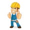 Handyman giving thumbs up