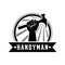 Handyman Logo. Hammer Logo Design Vector