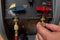 Handyman repairman HVAC tools