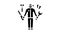 handyman worker glyph icon animation