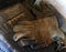 Handyman workers leather gloves