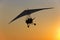 Hang glider flight