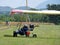 Hang-glider landed