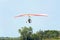 Hang Gliders Flying Above Airstrip