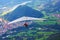 Hang gliding in the Alps