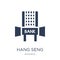 Hang Seng icon. Trendy flat vector Hang Seng icon on white background from Business collection