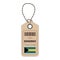 Hang Tag Made In Bahamas With Flag Icon Isolated On A White Background. Vector Illustration.