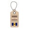 Hang Tag Made In Barbados With Flag Icon Isolated On A White Background. Vector Illustration.