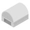 Hangar building icon, isometric style