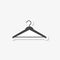 Hanger sign sticker, Cloakroom symbol, simple vector icon