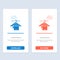 Hanger, Towel, Service, Hotel  Blue and Red Download and Buy Now web Widget Card Template