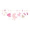Hanging Baby Icons Girl String Pink And Beige