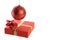 Hanging ball, star and gift box