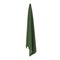 Hanging Bathroom Green Towel on white. 3D illustration