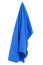 Hanging blue and clean towel