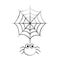 hanging cute cobweb spider halloween