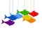 Hanging fish
