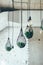 Hanging lamps green concept lighting for home