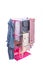 Hanging Laundry on Pink Rack Stand