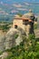 Hanging monastery at Meteora in Greece