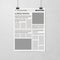 Hanging Newspaper Concept