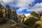 Hanging Rock - sacred volcanic rock formation.