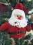 Hanging Santa Claus plush