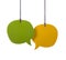 Hanging Speech Bubbles