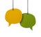 Hanging Speech Bubbles