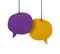 Hanging Speech Bubbles