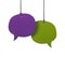 Hanging Speech Bubbles