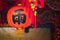 Hanging, temple, Chinese lantern, lantern, rain