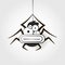 Hanging Vector Icon Spider Fear Phobia Psychology Vector Illustration