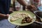 Hangle Curry (Gaaeng Hang Laeh) with Nan or Naan