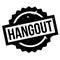 Hangout rubber stamp