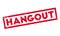 Hangout rubber stamp