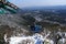 Hangzhou North Peak cable car after the snow