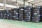 Hangzhou, North train station freight warehouse goods piled up many car tires,in China