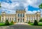 HANNOVER, GERMANY, APRIL 28, 2018: View of the landesmuseum in Hannover, Germany