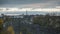 Hannover, Germany - November 11, 2017: Hannover skyline. Time lapse.