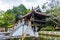 HANOI, VIETNAM, 4 JANUARY 2020: Three Pillar Pagoda of Hanoi