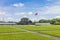 Hanoi, Vietnam - May 24, 2015: Panorama view of Ho Chi Minh Mausoleum. Ho Chi Minh Mausoleum is a large memorial in Hanoi, Vietnam