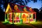 A Hansel and Gretel house decorated with candies.