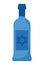 hanukkah blue bottle