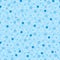 Hanukkah star blue pastel symmetry seamless pattern