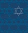 Hanukkah style special white seamless pattern