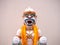 Hanuman statue with garland thailand style